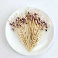 Decorative Bamboo Cocktail Picks – 100pcs