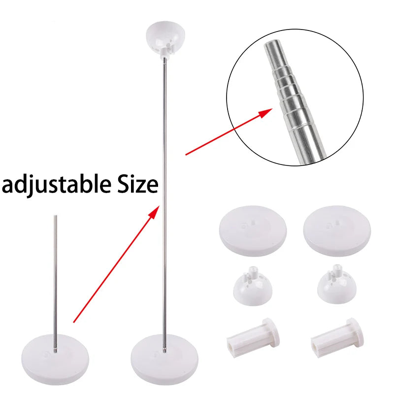 Adjustable Balloon Column Stand – Table & Floor Pillar Kits